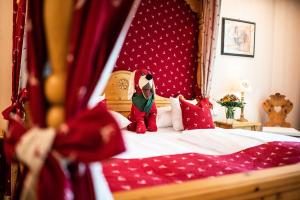 Postel nebo postele na pokoji v ubytování Hotel Weisser Bär