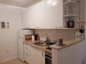 Kuchyň nebo kuchyňský kout v ubytování Apartment Vesna