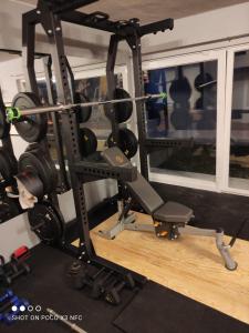 Posilňovňa alebo fitness centrum v ubytovaní Villa Ventula