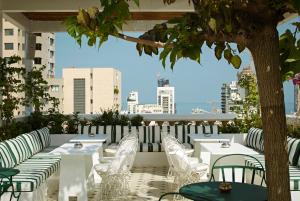 Χώρος καθιστικού στο Albergo Hotel