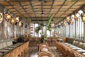 Χώρος καθιστικού στο Albergo Hotel