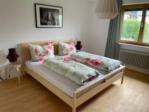 Un pat sau paturi într-o cameră la Dahoam
