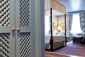 Ένα ή περισσότερα κρεβάτια σε δωμάτιο στο Albergo Hotel