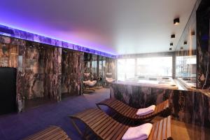 Χώρος καθιστικού στο Chalet Blanc Cervinia