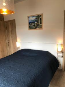Postel nebo postele na pokoji v ubytování Chalet des Campanules avec Sauna