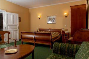 Predel za sedenje v nastanitvi Hotel Wollner