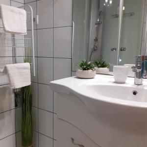 Koupelna v ubytování Lux Apartman Villa