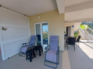 Balkón nebo terasa v ubytování Rab - Apartman Matea