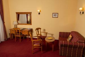 Predel za sedenje v nastanitvi Hotel Wollner