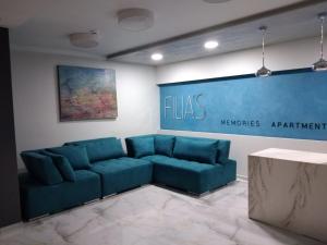 Гостиная зона в Filia's Memories Apartments