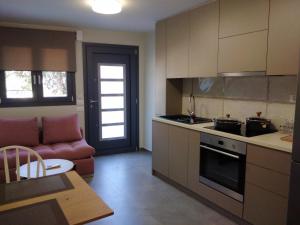 Кухня или мини-кухня в Filia's Memories Apartments
