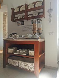 Kuchyň nebo kuchyňský kout v ubytování Affittacamere Alisso