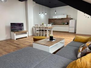 Kuchnia lub aneks kuchenny w obiekcie Apartament Rynek 13 z parkingiem - Centrum Bochni