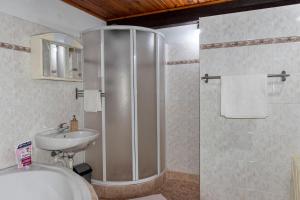 Koupelna v ubytování Apartmán ve Mlýně