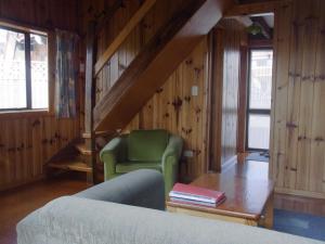 Posezení v ubytování Ossies Motels and Chalets