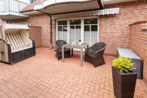 Ein Balkon oder eine Terrasse in der Unterkunft Ferienwohnung Ambiente