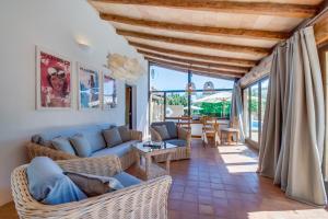 Posezení v ubytování Casa Piscina