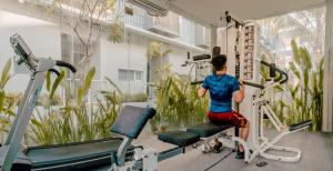 The fitness centre and/or fitness facilities at The Rooms Apartment Bali by ARM Hospitality