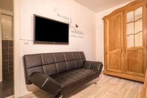 TV a/nebo společenská místnost v ubytování Apartment für Zwei