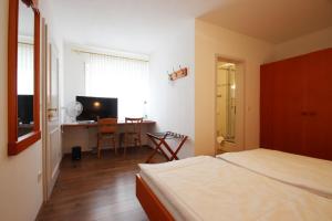 TV a/nebo společenská místnost v ubytování Hotel-Dörfler Garni