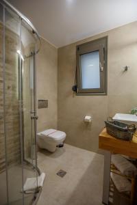 Koupelna v ubytování Théa boutique villas sivota I