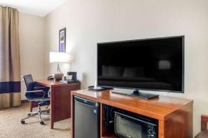 TV a/nebo společenská místnost v ubytování Comfort Inn Near UNT