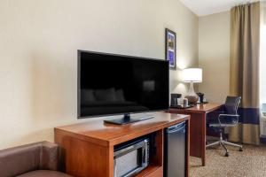 TV a/nebo společenská místnost v ubytování Comfort Inn Near UNT