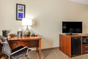 TV a/nebo společenská místnost v ubytování Comfort Inn Near UNT