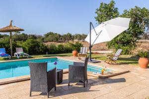 The swimming pool at or close to Son Pou