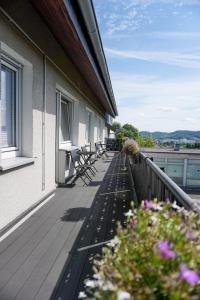 Haus Löhrberg tesisinde bir balkon veya teras