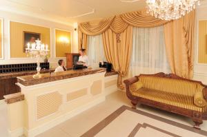 Posezení v ubytování Hotel Na Błoniach
