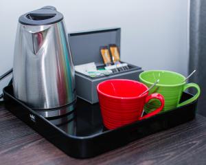 斯温顿乡村酒店的咖啡和沏茶工具