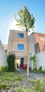 a house with a tree in front of it at Oporto CoLiving Monte Ramalde in Porto +22 photos