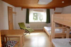 Postel nebo postele na pokoji v ubytování Alpenblick