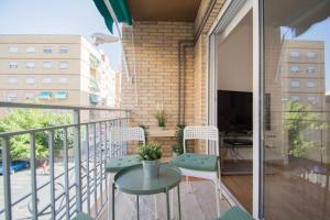 En balkong eller terrasse på Piso Estadio de los Carmenes