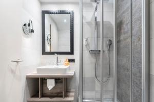 Koupelna v ubytování Hotel Demas München-Unterhaching