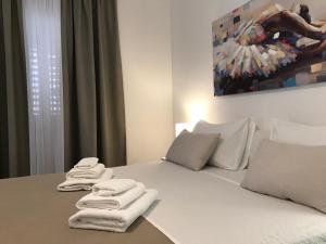 Postel nebo postele na pokoji v ubytování Rooms Marija