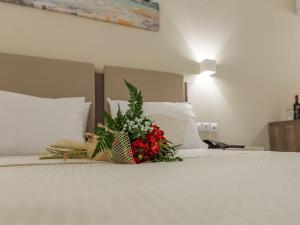 Voodi või voodid majutusasutuse Harmony Rethymno Beach toas