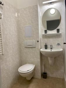 Koupelna v ubytování Apartmán Linda Slapy- Ždáň