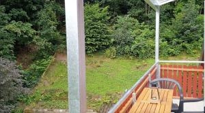 Zahrada ubytování FeWo mit Balkon direkt am Wald und Wanderweg Ruhe pur 2 OG
