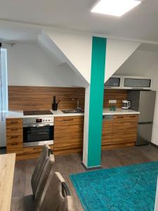 A kitchen or kitchenette at Kathis Juwel