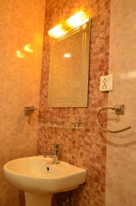 Koupelna v ubytování Hotel Hermitage