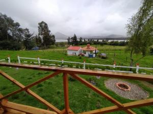 Zahrada ubytování Cabaña La Granja tomine