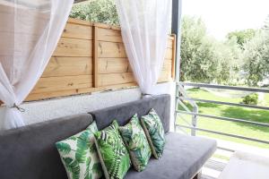 Balkón alebo terasa v ubytovaní Vabel Skiathos