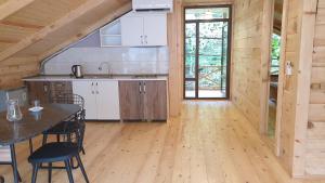 Kuchyň nebo kuchyňský kout v ubytování Guest House Okropilauri