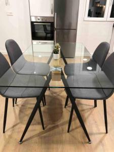 Η κουζίνα ή μικρή κουζίνα στο Happy Place Oviedo