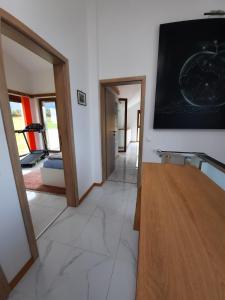 A television and/or entertainment centre at Mountain Villa near Bansko