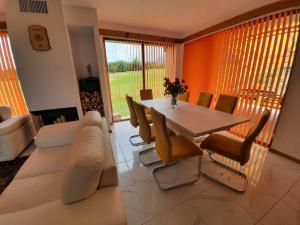 A seating area at Mountain Villa near Bansko