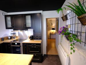 Η κουζίνα ή μικρή κουζίνα στο Le Floreal, great quiet appt in very town center +34 φωτογραφίες