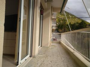 Balkón nebo terasa v ubytování Loutraki-SPA-Apartment